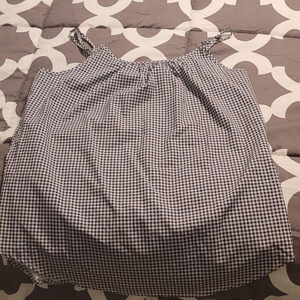 Small Time and Tru camisole black and white